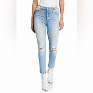 NEW Mother Superior The Super Stunner Ankle in Say Amen Again Light Wash Size 30